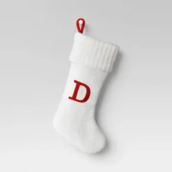 Knit Monogram Christmas Stocking White - Wondershop™ -Wondershop GUEST 007649d8 1200 42ed a86b 2c0dcb4e787e