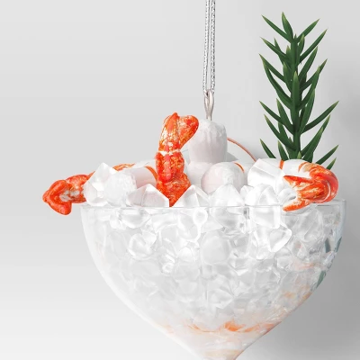 4" Christmas Shrimp Cocktail Ornament - Wondershop™ 4 4" Christmas Shrimp Cocktail Ornament - Wondershop™ - Image 2