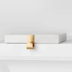 2pk Marble Christmas Stocking Holder White/Gold - Wondershop™ -Wondershop GUEST 0c4ebb4c 705c 41f1 9487 fecffbfafe21