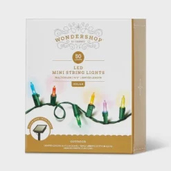 50ct Solar LED Christmas Indoor Outdoor Mini String Lights With Green Wire - Wondershop™ 11 50ct Solar LED Christmas Indoor Outdoor Mini String Lights With Green Wire - Wondershop™ -Wondershop GUEST 0e17629e 71bf 4aa5 bcdc e902dfbba969