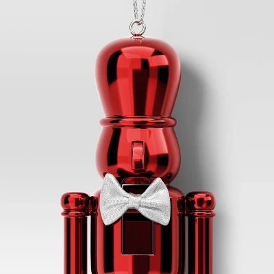 Christmas Plastic Nutcracker Ornament Red - Wondershop™ 4 Christmas Plastic Nutcracker Ornament Red - Wondershop™ - Image 2