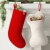 20" Christmas Faux Shearling Bone Shaped Stocking White - Wondershop™ -Wondershop GUEST 0fc6a54d 8d7d 4136 be85 8a144b321295