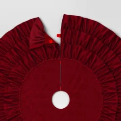 48" Velvet Tree Skirt With 3 Layers Of Ruffles - Wondershop™ 12 48" Velvet Tree Skirt With 3 Layers Of Ruffles - Wondershop™ -Wondershop GUEST 10c2d400 a447 4b2e a4f4 df32b58a2b65