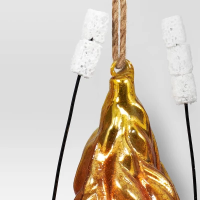 Christmas Glass Campfire Ornament - Wondershop™ 4 Christmas Glass Campfire Ornament - Wondershop™ - Image 2