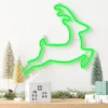 Christmas Faux Neon Leaping Green Deer - Wondershop™ -Wondershop GUEST 151054ac 0bc6 4612 9555 bf521d1e293a