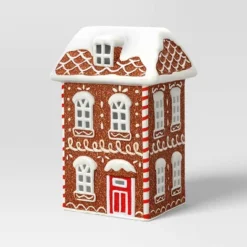 Christmas Ceramic Gingerbread House Decor Townhouse - Wondershop™ -Wondershop GUEST 15818882 3d88 4abc a37c 0bb6174217e1