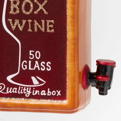 Glass Boxed Wine Christmas Tree Ornament - Wondershop™ 4 Glass Boxed Wine Christmas Tree Ornament - Wondershop™ - Image 2