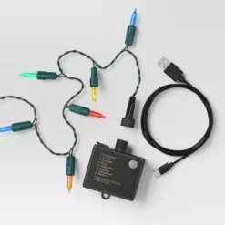 50ct LED Battery Operated Hybrid Miniature String Lights With Green Wire - Wondershop™ 12 50ct LED Battery Operated Hybrid Miniature String Lights With Green Wire - Wondershop™ -Wondershop GUEST 2368e4a3 7b08 47b1 b28b c04b7f06aaa7