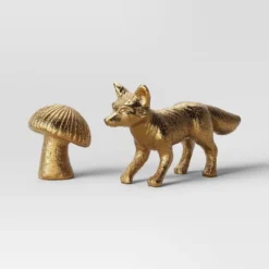 8pk Christmas Poly Figural Decor Set Birds/Bunny/Trees Gold - Wondershop™ -Wondershop GUEST 2b1a7378 2193 4b26 a4b0 2b987db14dd0