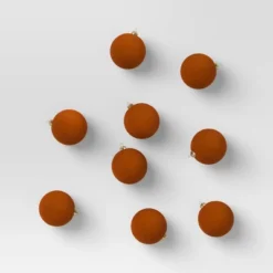 9ct 80mm Christmas Flocked Ball Ornament Set - Wondershop™ -Wondershop GUEST 310d9e7c a8a9 456b b6b7 f4ffbdb4765c