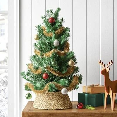 15' Mini Tinsel Christmas Garland - Wondershop™ 3 15' Mini Tinsel Christmas Garland - Wondershop™