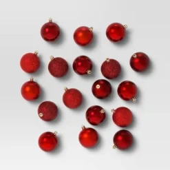 50ct Shatter-Resistant Round Christmas Tree Ornament Set - Wondershop™ -Wondershop GUEST 344779e3 9805 43e6 877f 228da87a6fd3