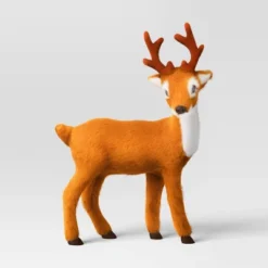 3ct Faux Fur Deer Set Decorative Christmas Figurines Brown - Wondershop™ -Wondershop GUEST 38248e89 7346 4b66 8b52 5cad4d8f1ead