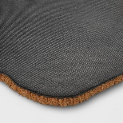 1'6"x2'6" Christmas Santa 'Ho Ho Ho' Coir Doormat Red - Wondershop™: Outdoor Novelty Rug, Medium Pile, Latex Backing 5 1'6"x2'6" Christmas Santa 'Ho Ho Ho' Coir Doormat Red - Wondershop™: Outdoor Novelty Rug, Medium Pile, Latex Backing - Image 3