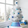 7" Christmas Tinsel Mini Tree Collar Silver - Wondershop™ -Wondershop GUEST 3bb1a754 073c 4d72 b232 205c0b5e63ae