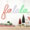 LED Animated Christmas Neon Fa La La Hangable Sign White/Red/Green - Wondershop™ -Wondershop GUEST 4104f78a 7d53 49af 9f0d 0a0f3d0f8a2d