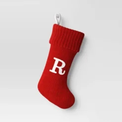Knit Monogram Christmas Stocking Red - Wondershop™ -Wondershop GUEST 498a157c a38e 4b24 9629 6ebb26930485