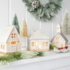 3pc Lit Ceramic Buildings Decorative Christmas Figurine Set - Wondershop™ White -Wondershop GUEST 4ce7558e affd 4823 ae33 2a6a236191a1