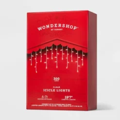 300ct Incandescent Mini Christmas Icicle Lights With White Wire - Wondershop™ -Wondershop GUEST 4ce9237b 04e4 40bf a8ab 62354b390c30