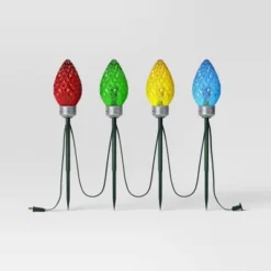 4pc LED Big Bulb Christmas Novelty Pathway - Wondershop™ -Wondershop GUEST 4fd3bd3f fe39 45fd 856d c712f456d4f5