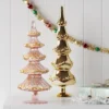 14.75" Christmas Glass Tree Decor Gold - Wondershop™