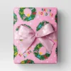 30” 20 Sq Ft Christmas Roll Wrap Happy Holidays And Wreaths On Pink - Wondershop™ 1 30” 20 Sq Ft Christmas Roll Wrap Happy Holidays And Wreaths On Pink - Wondershop™ -Wondershop GUEST 573f165c 14c6 400a b00b dc9a89dd4942