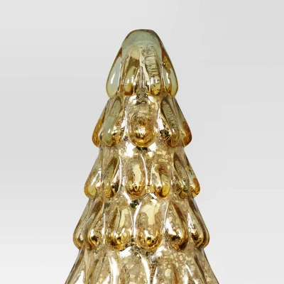 Christmas Mercury Glass Tiered Classic Tree Small Gold - Wondershop™ 5 Christmas Mercury Glass Tiered Classic Tree Small Gold - Wondershop™ - Image 3