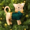 4" Christmas Cat Green Sweater Ornament - Wondershop™ -Wondershop GUEST 5bff13bb 204f 484f b78f 48170fa5bec8
