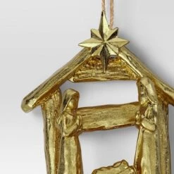 Christmas Gold Resin Nativity Scene Ornament - Wondershop™ 5 Christmas Gold Resin Nativity Scene Ornament - Wondershop™ -Wondershop GUEST 5ecc59d1 dbdc 496e b413 6887dc30d3d9
