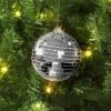 4" Christmas Disco Ball Ornament Silver - Wondershop™ -Wondershop GUEST 60948d74 da3e 4088 8583 8d29ee1bab0a