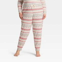 Women's "Let It Snow" Fair Isle Cozy Knit Holiday Matching Family Pajama Pants - Wondershop™ Cream -Wondershop GUEST 62ca1aa9 a792 4c7e 9ff5 7ff224d05602
