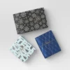 30” 3pk Christmas Premium Wrap Pack Gray/Blue/White - Wondershop™ -Wondershop GUEST 65624528 3cc2 4642 a669 89fc36d6e580