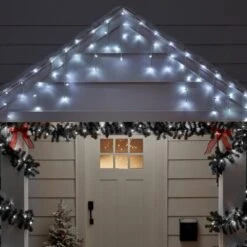 70ct LED Christmas Icicle Lights With White Wire - Wondershop™