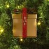 Christmas Gold Metal Gift Box Ornament - Wondershop™ -Wondershop GUEST 6c70ce9c 7703 46af 9988 0ef7a966dfd5