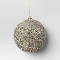 Tinsel Ball Christmas Tree Ornament - Wondershop™ -Wondershop GUEST 6e197716 ffba 44c3 ab80 d88f7d7368ca