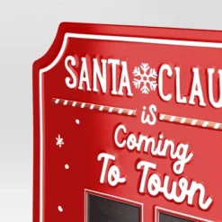 Christmas Santa Claus Is Coming To Town Countdown Sign - Wondershop™ -Wondershop GUEST 6e780e3c 2f22 4bf1 8bd1 e024236b22e2