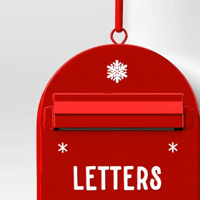 Christmas Metal Postbox Ornament - Wondershop™ 4 Christmas Metal Postbox Ornament - Wondershop™ - Image 2