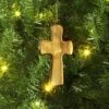 Christmas Ceramic Gold Cross Ornament - Wondershop™ -Wondershop GUEST 7948eee6 d870 48a4 950b 7ff6a3a5292b