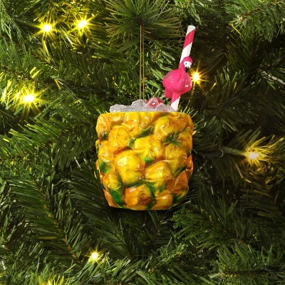 Christmas Pineapple Drink Ornament - Wondershop™ 3 Christmas Pineapple Drink Ornament - Wondershop™