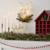 LED Dewdrop Deer Head With Faux Greenery Christmas Novelty Silhouette Light - Wondershop™
