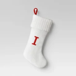 Knit Monogram Christmas Stocking White - Wondershop™ -Wondershop GUEST 83352ea4 411a 4945 9a22 2868ce059b00