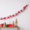 72" Christmas Tube Yarn Garland Red/White - Wondershop™ -Wondershop GUEST 846562fd 1fd5 471a ab98 7698234f5d58
