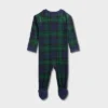 Baby Plaid Ribbed Holiday Matching Family Footed Pajamas - Wondershop™ Green -Wondershop GUEST 86bd61cc 9f85 458e 951e 7e974a21f226