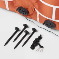 6' LED Animated Santa In Chimney Christmas Inflatable Decoration Red - Wondershop™: Festive Yard Display, Easy Setup -Wondershop GUEST 898c4f9d faaf 4b49 b2fc 87cddec433a7