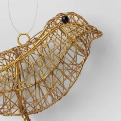 Christmas Wire Wrapped Bird Ornament Gold - Wondershop™ 5 Christmas Wire Wrapped Bird Ornament Gold - Wondershop™ -Wondershop GUEST 8ab04e6b af60 4420 b812 9d6a847b9c82