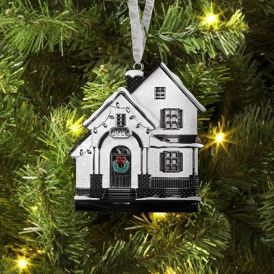 Metal House Christmas Tree Ornament - Wondershop™ 3 Metal House Christmas Tree Ornament - Wondershop™