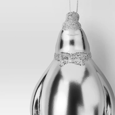 Christmas Penguin Ornament Silver - Wondershop™ 4 Christmas Penguin Ornament Silver - Wondershop™ - Image 2