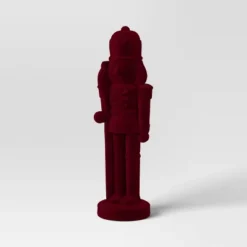 28" Christmas Flocked Nutcracker - Wondershop™ -Wondershop GUEST 977275cd 6f08 4c61 b03c 324251a44a43