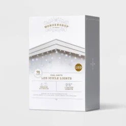 70ct LED Christmas Icicle Lights With White Wire - Wondershop™ -Wondershop GUEST 977853e4 a029 4f1b 84ad 140a6c9b00fc