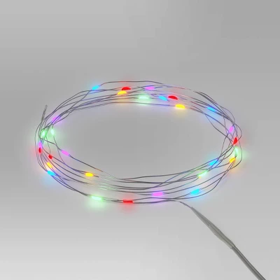 30ct LED Battery Operated Dewdrop Fairy String Lights - Wondershop™ 6 30ct LED Battery Operated Dewdrop Fairy String Lights - Wondershop™ - Image 4